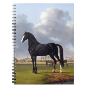 Caderno Espiral Cavalo Raça Negra por volta de 1828