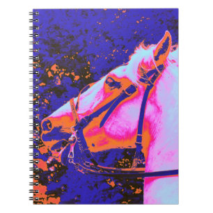 CADERNO ESPIRAL CAVALOS
