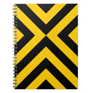 Caderno Espiral Cavalos Amarelos e Pretos