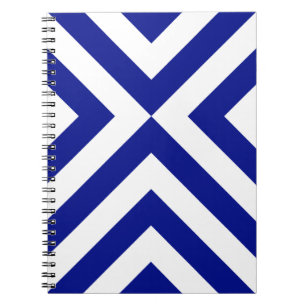 Caderno Espiral Cavalos Azuis e Brancos