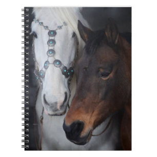 Caderno Espiral Cavalos Bonitos