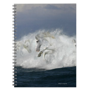 Caderno Espiral Cavalos da fantasia: Mar
