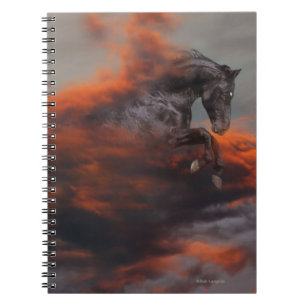 Caderno Espiral Cavalos da fantasia: Nuvens