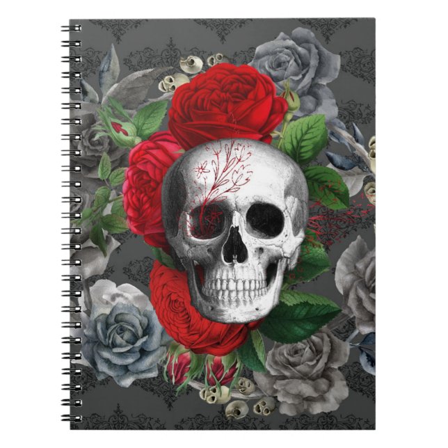 Caderno Espiral Caveira (Frente)