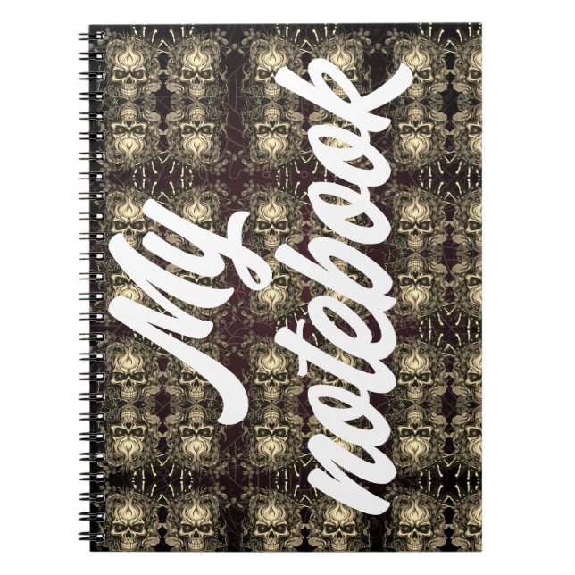 Caderno Espiral Caveira (Frente)