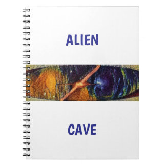 Caderno Espiral Caverna Alienígena