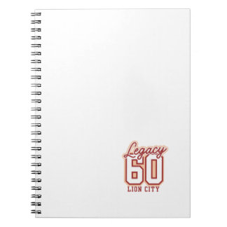 Caderno Espiral Celebração do Legado da Cidade do Leão