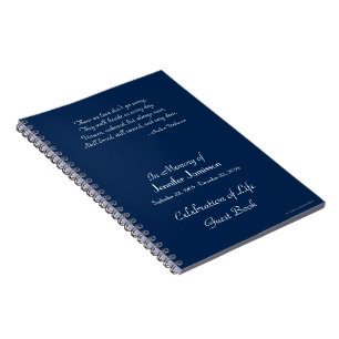 Caderno Espiral Celebração do Livro de Convidados da Vida ESCOLH