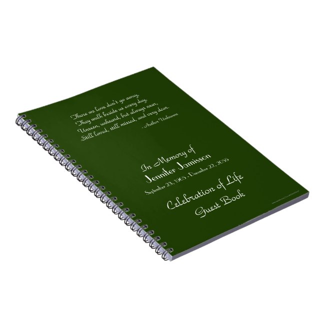 Caderno Espiral Celebração do Livro Verde da Vida Convidada (Lado Direito)