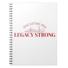 Caderno Espiral Celebração Majulah Singapura