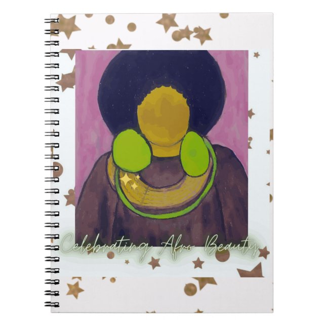 Caderno Espiral Celebrando a Beleza Afro (Frente)