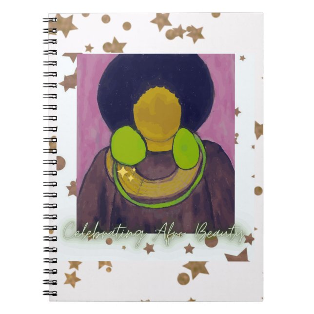 Caderno Espiral Celebrando a Beleza Afro (Frente)