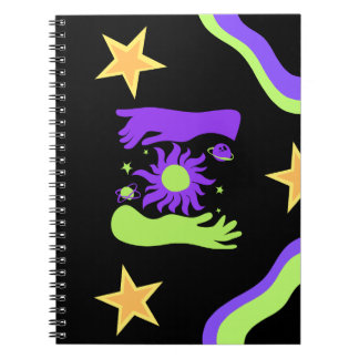 Caderno Espiral Celestial