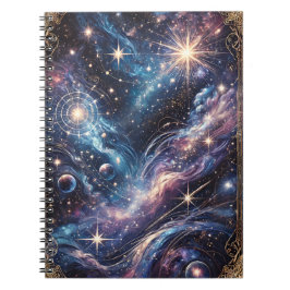 Caderno Espiral Celestial Dreams Cosmic Galaxy