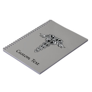 Caderno Espiral Celtic Knot Caduceus