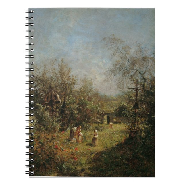 Caderno Espiral Cemitério abandonado em Goisern (Frente)