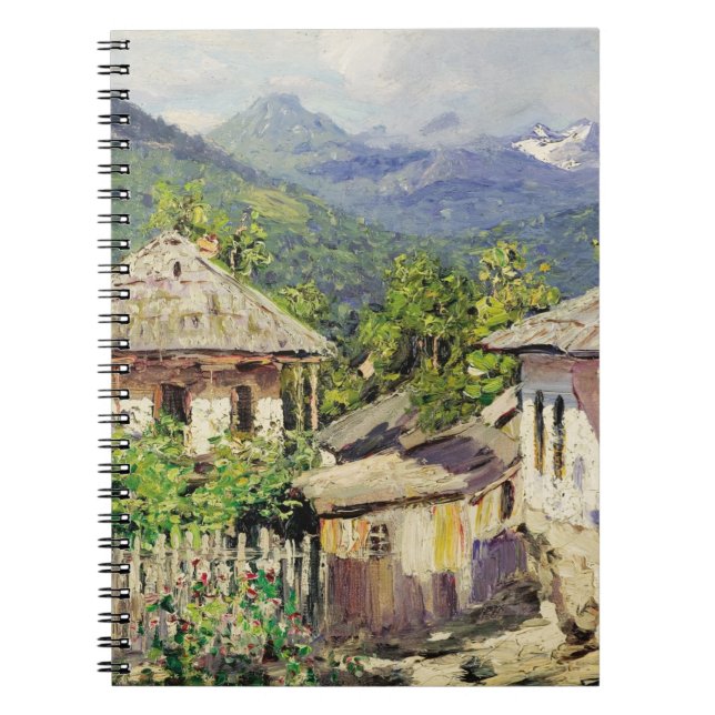 Caderno Espiral Cena da Aldeia de Dubovskoy, 1911 (Frente)