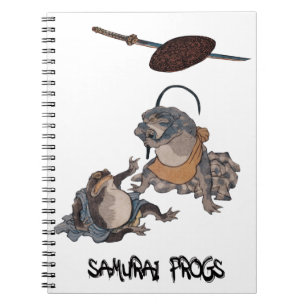 CADERNO ESPIRAL CENA DE SAPOS SAMURAI #1