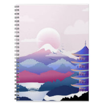 Cenário de Templo Pacífico no amanhecer