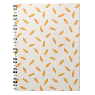 Caderno Espiral Cenouras Legumes