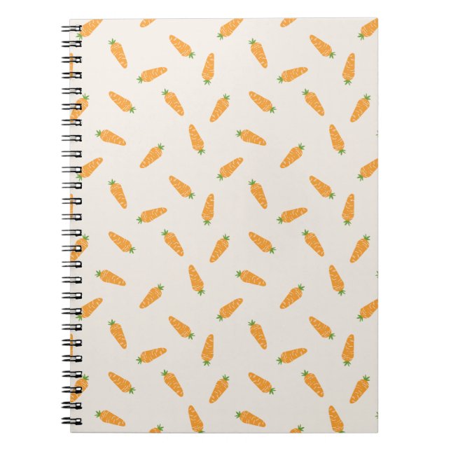 Caderno Espiral Cenouras vegetais (Frente)