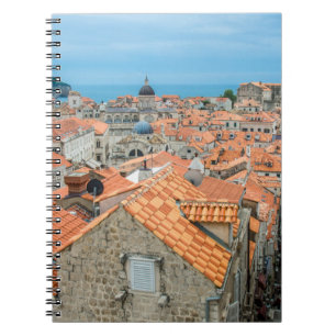 Caderno Espiral Centro da cidade de Dubrovnik