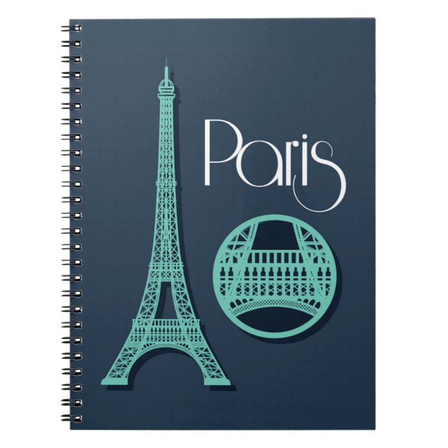 Caderno Espiral Cerceta de Paris (Frente)