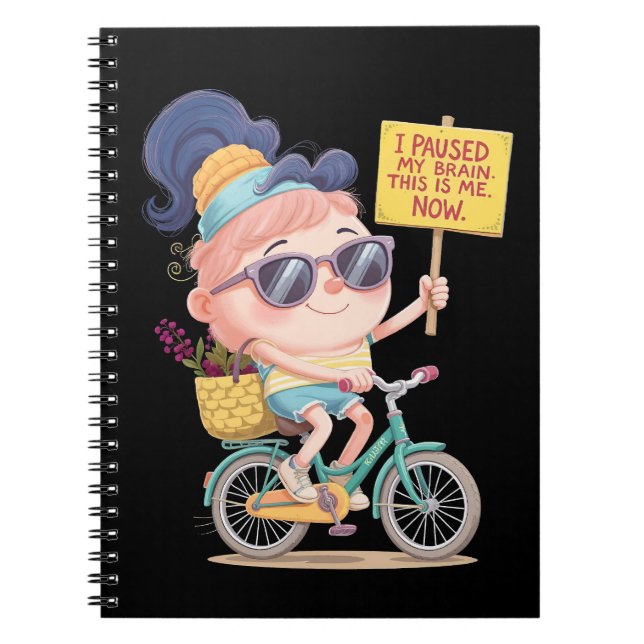 Caderno Espiral Cérebro em Pausa: Sou Eu! Agora (Frente)