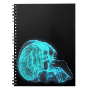Caderno Espiral Cérebro gothic