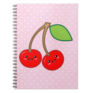 Caderno Espiral Cereja