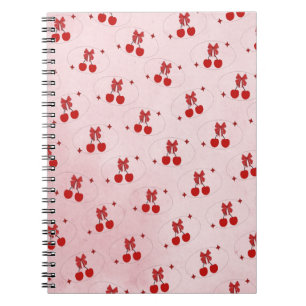 Caderno Espiral Cereja