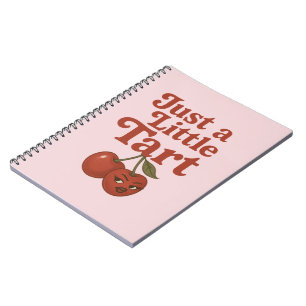 Caderno Espiral Cereja Atrevida Só Um Pouco Áspera Retro Vermelho 