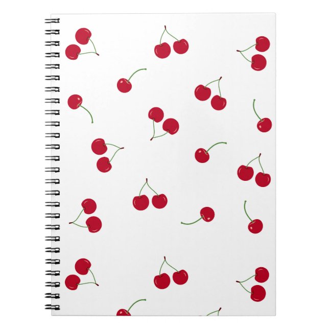 Caderno Espiral Cereja Cerejas (Frente)