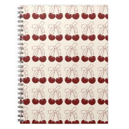 Caderno Espiral Cerejas