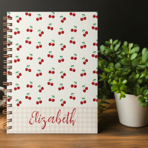 Caderno Espiral Cerejas