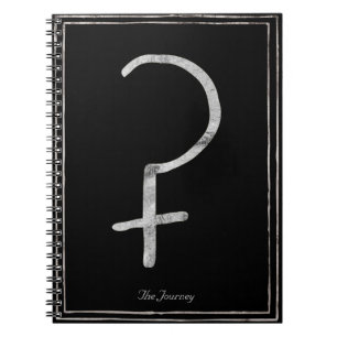 Caderno Espiral Ceres martelados com prata estilizada sistema sola