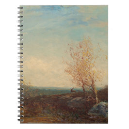 Caderno Espiral Cerf Dans La Forêt De Fontainebleau Félix Ziem