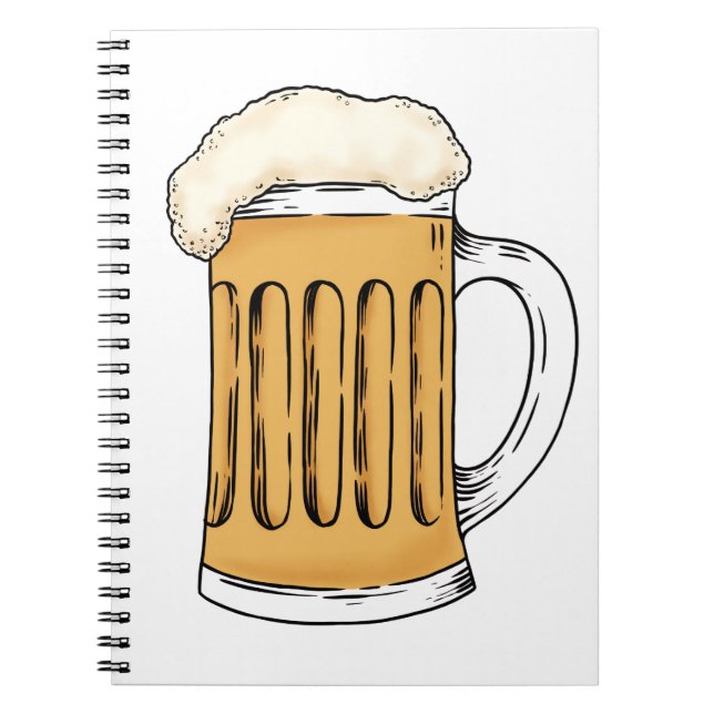 CADERNO ESPIRAL CERVEJA (Frente)