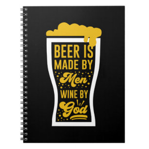 Caderno Espiral Cerveja É Feita Por Homens