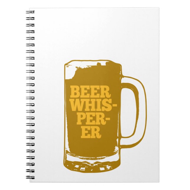 Caderno Espiral Cerveja Whisperer Mug (Frente)
