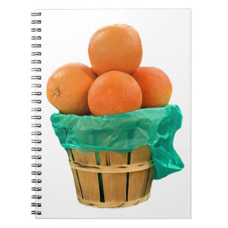 Caderno Espiral Cesta de Laranjas