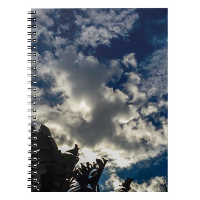 Caderno Espiral Céu Azul Escuro (Frente)