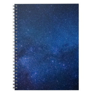 Caderno Espiral Céu azul estrelado Zazzle_Growth.