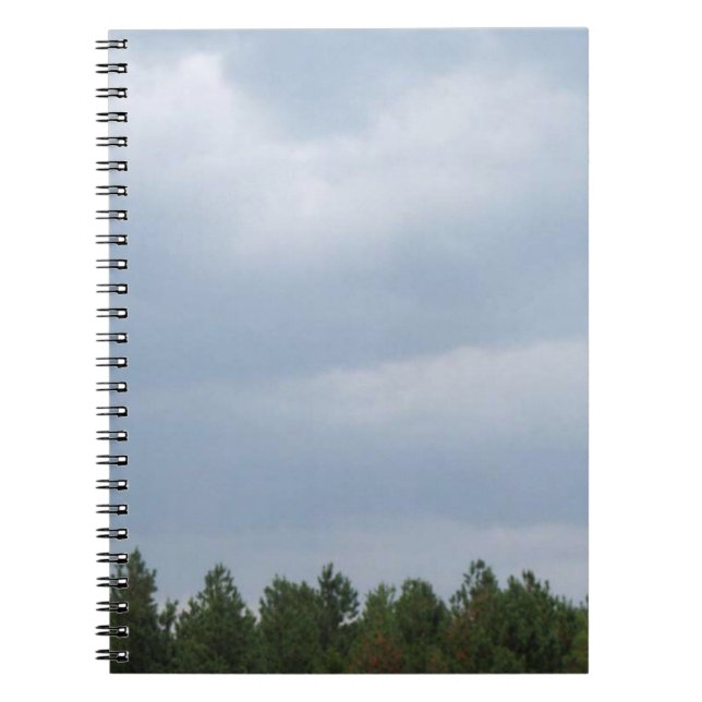 Caderno Espiral Céu e Nuvens (Frente)