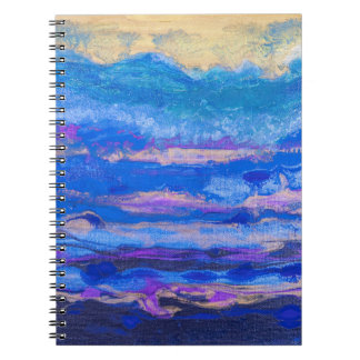 Caderno Espiral Céu ouro