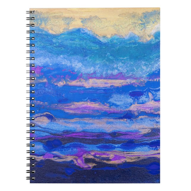 Caderno Espiral Céu ouro (Frente)