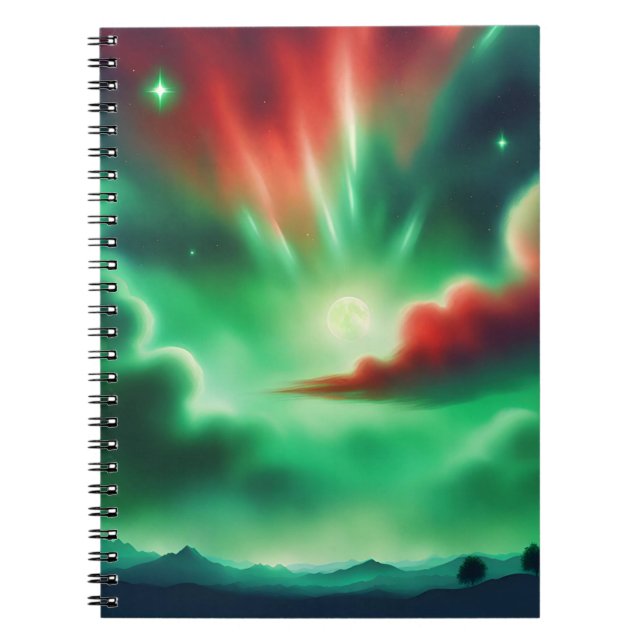 Caderno Espiral céu verde (Frente)