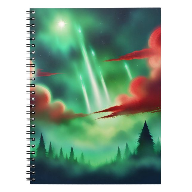 Caderno Espiral céu verde (Frente)