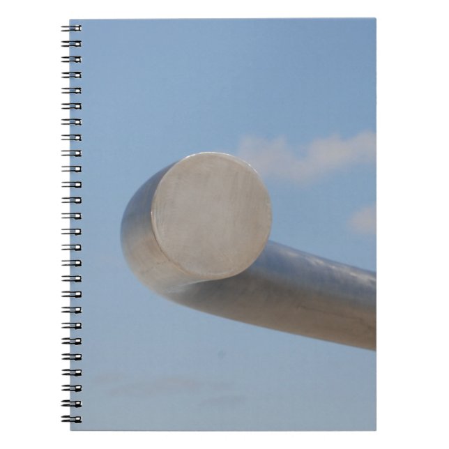 Caderno Espiral Céus Azuis Metálicos (Frente)