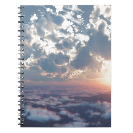 Caderno Espiral Céus do Pôr do Sol